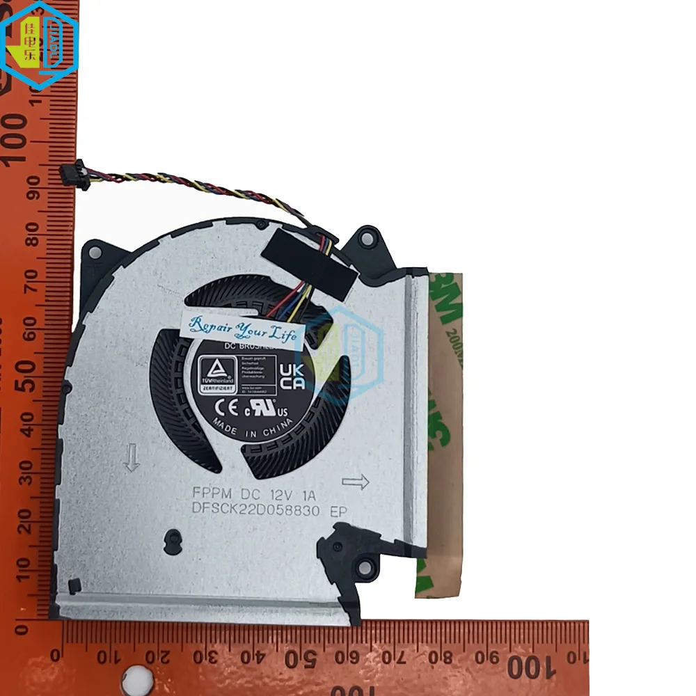 Ventilador de Refrigeração para Asus Rog Strix G513rs G513rm G513 G713 G713rx G713rm 13rm 13nr0880p01011 13nr0880p02011 - Imagem 3