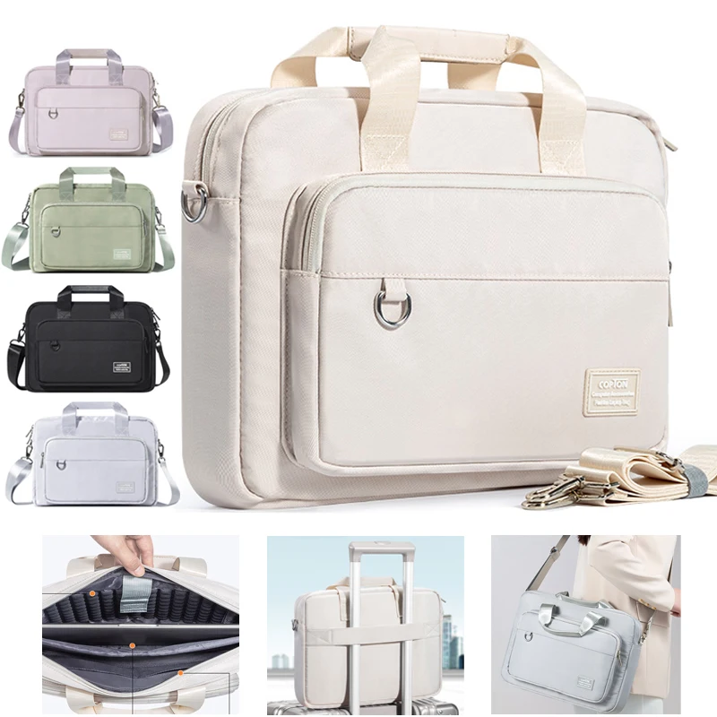 Bolsa de Ombro Portátil para Homens e Mulheres Macbook Air Pro 13.3 15 m3 Pro 14.2 16 m2 Acer Asus Toshiba Microsoft Surface Surface 13 14 156