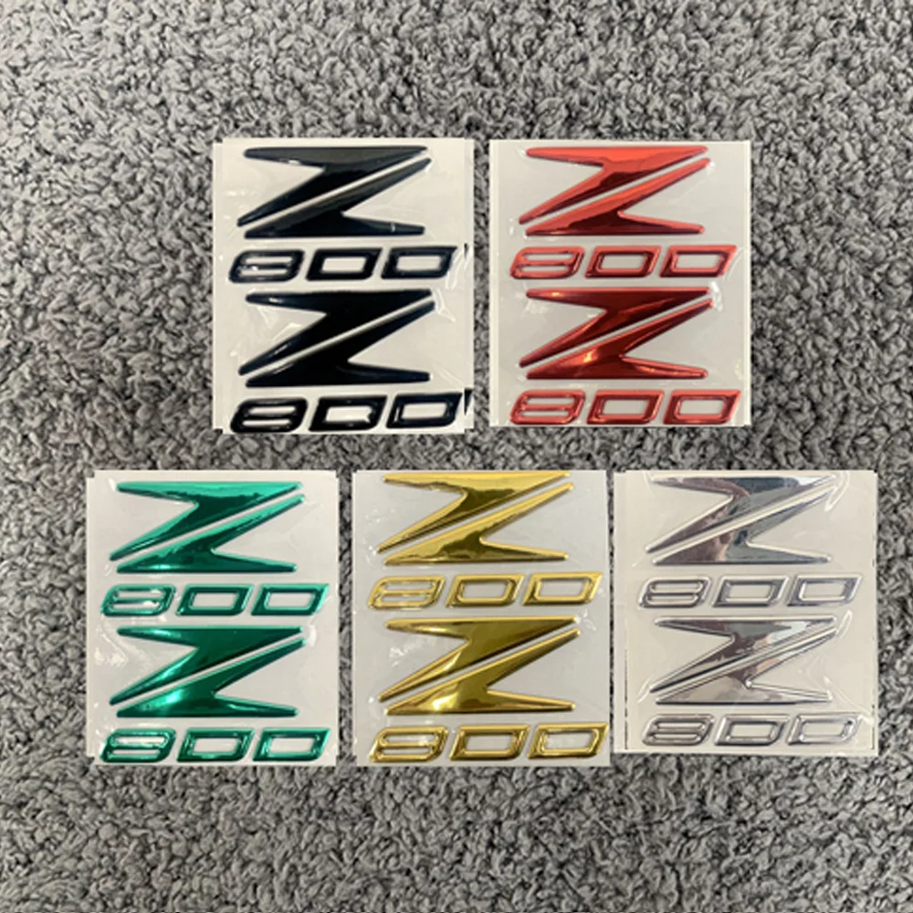 

Z800 3D Kit Stickers Motorcycle Accessories Set Exhaust wheel Protector Tank pads Black Reflective Decal For Kawasaki Z 800 2015