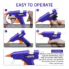 20W Hot Melt Glue Gun Household Industrial Mini Guns Electric Heat Temperature Tool With 7mm Glue Sticks 3