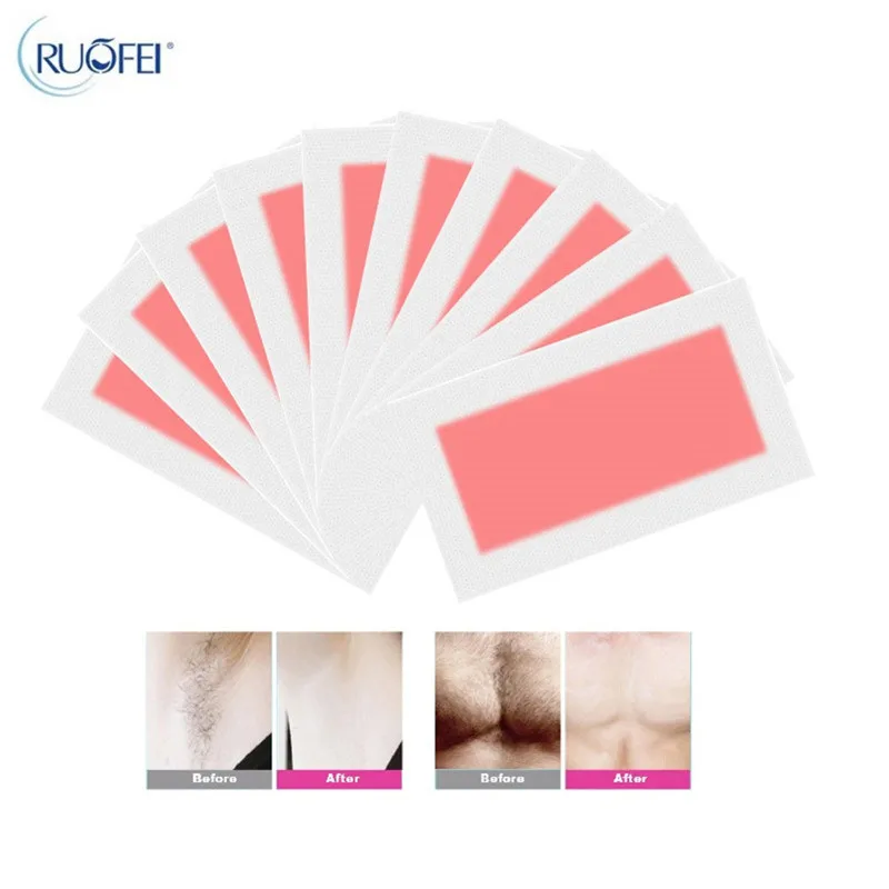 Strisce depilatorie di cera per viso gambe e bikini in tessuto_voghion.com