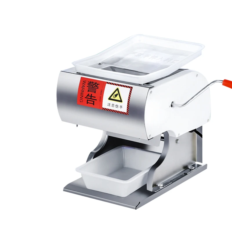 Stainless Steel Electric Meat Slicer Commercial Multi-Function Meat Slicing Machine Dicing Meat Cutter 220V 550W 1PC 6