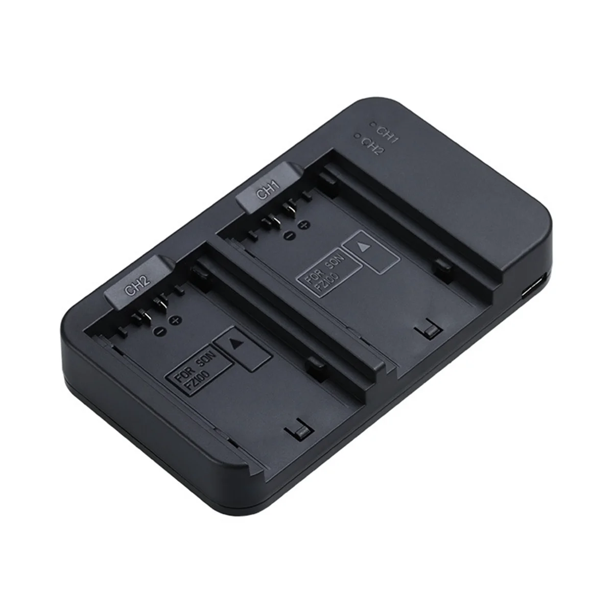 SEMOIC NP-FZ100 Dual Slot Type-C Input Port Portable Camera Battery Charger for A7M4 A9M2 ILCE-9