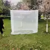white mosquito net