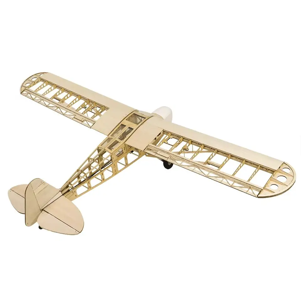 Piper J-3 Cub Balsa Wood RC Airplane Laser Cut Kit 1800mm, DIY