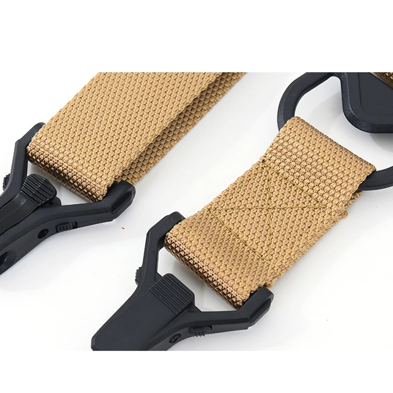 Enhanced Tactical Rifle Sling Lanyard - Adjustable Nylon Shoulder Strap for Safety and Versatility