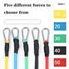 11-Piece Set Resistance BandsTensioner Pull Rope Fitness Multi-function Tensioner Suit Muscle Training Belt Elastic Sleeve Bands 4