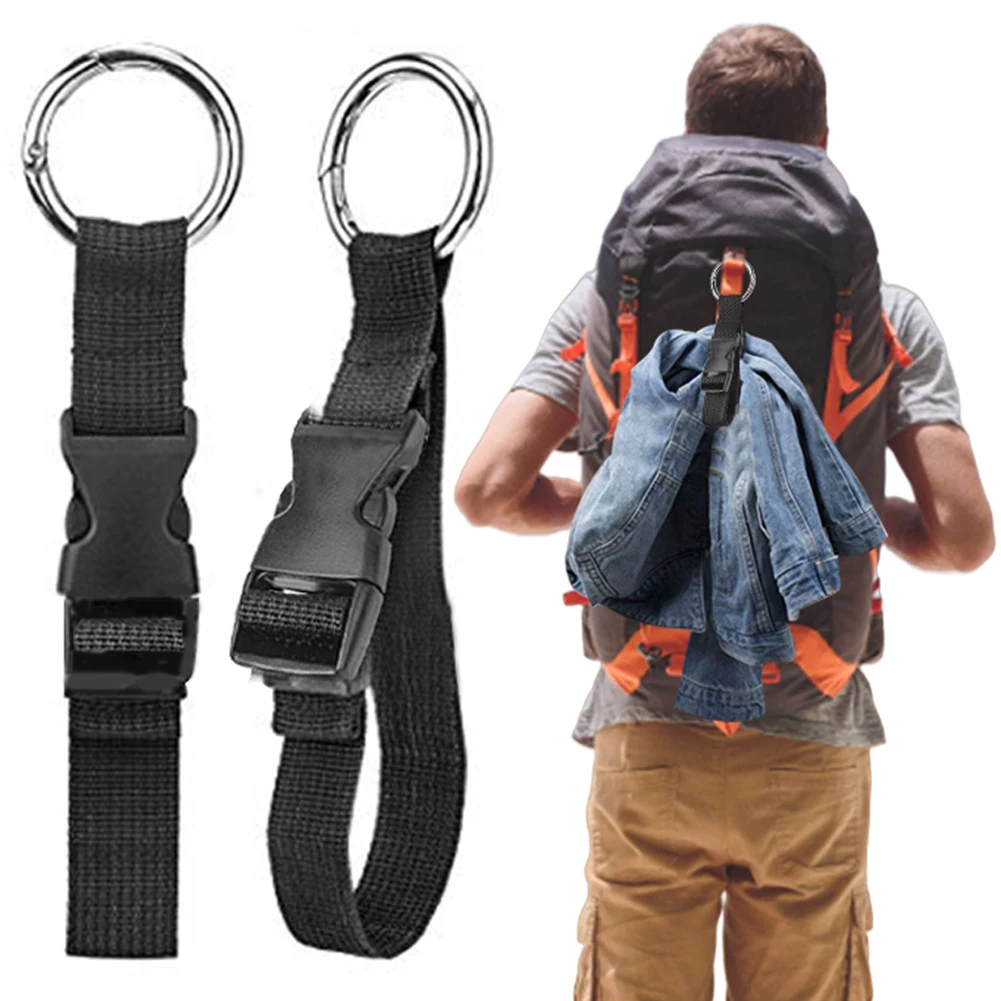 

Travel Luggage Fixed Strap Backpack External Portable Strap With Release Buckle Luggage Strap Belt Jacket Holder Hiking Supplies