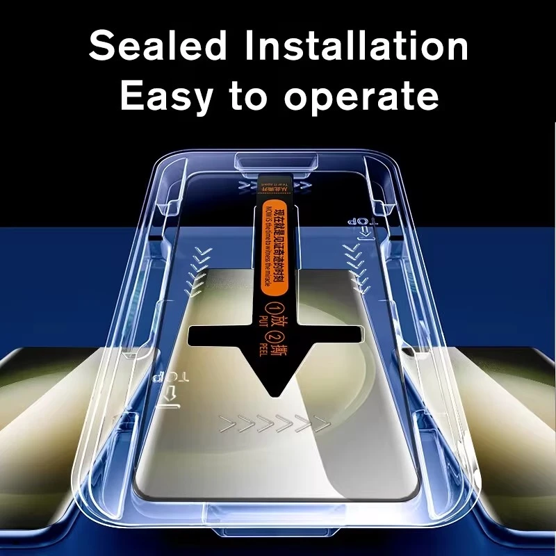 Ultra-Clear Premium Tempered Glass Screen Protector - Dust-Free Easy Install