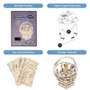 Robotime Rotating Starry Night Mechanical Music Box 3D Wooden Puzzle Assembly Model Building Craft Kits for Children Kids AMK51 2