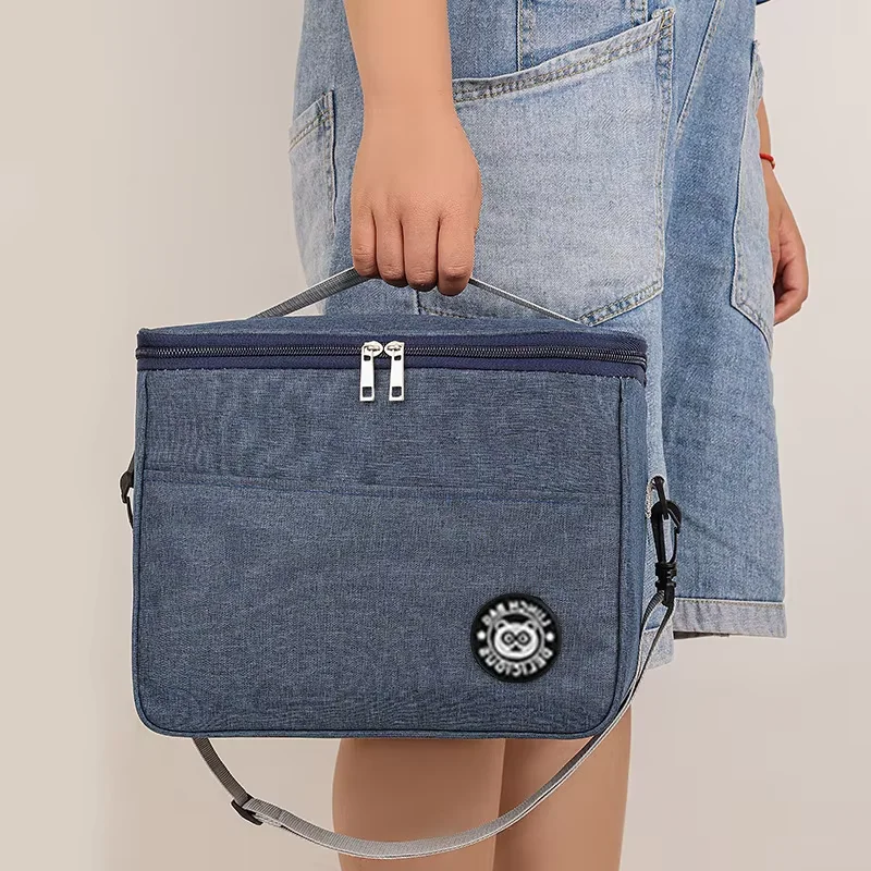Premium Insulated Thermal Lunch Tote with Thick Aluminum Foil - Large Capacity & Waterproof Design