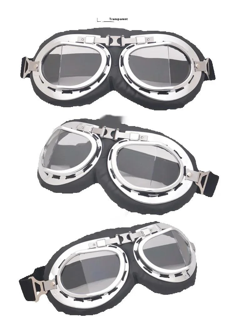 Hot selling angled Harley motorcycle off-road windproof goggles, sports riding goggles_voghion.com