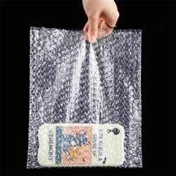 100Pack Bubble Cushion Wrap Bags for Shipping Packing Small Clear Bubble Out Pouches Bubble Cushioning Bags for Moving Storage