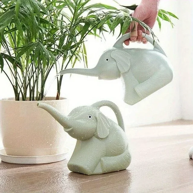Cute Elephant - Shaped Watering Cans PP Pot Gardening Tools Water Bottle Household Small Water Spray Pot 2