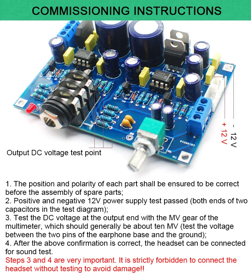 Headphone Amplifier Audio Amplifier Board Stereo Amplifier Portable DAC Amplifier Audio Amp Adapter CIRMECH Hifi Headphone amplifier kit SOLO earphone amplifier amp diy kits dual NE5534 English SOLO upgrade version