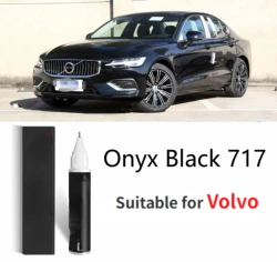 Paint repair for scratch Suitable for Volvo touch up paint pen Onyx black 717 xc60 s90 xc90 origin modified auto scratch car