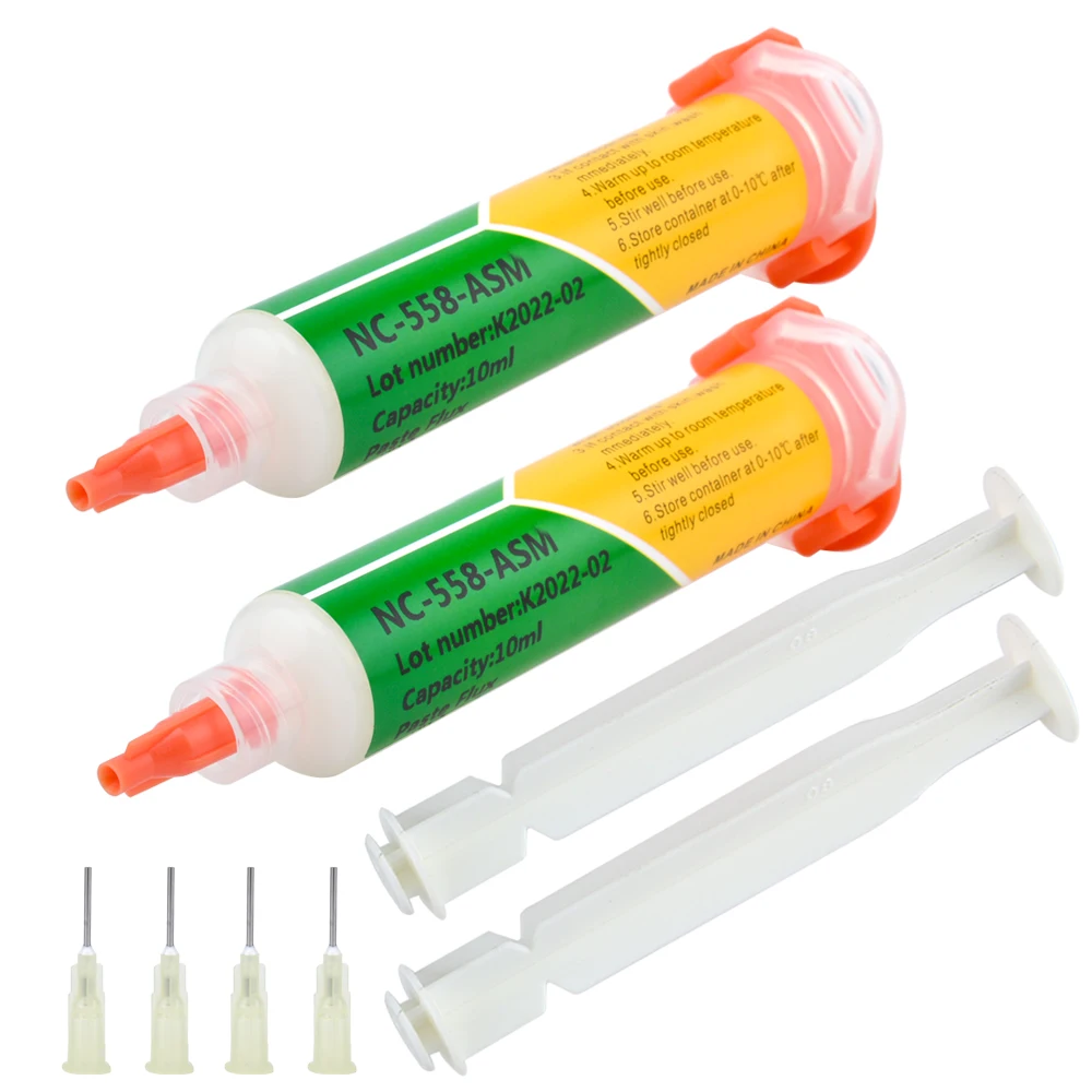 

NC-558 FLUX PASTE Environmentally Friendly Solder Paste Soft Rosin Flux IC PCB Parts Metallurgical Solder Paste Tools