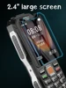 Large Screen Push Button Large Power Rugged Low Price Portable Mobile Phone Two Torchs Whatsapp Dual Sim FM Loud Soud Elderly 3