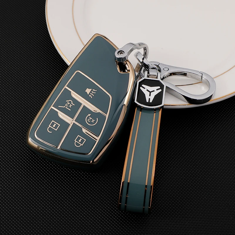 Premium TPU Key Fob Cover with 5-6 Button Slots