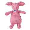 Plush Dog Toy Animals Shape Bite Resistant Squeaky Toys Corduroy Dog Toys for Small Large Dogs Puppy Pets Training Accessories 4
