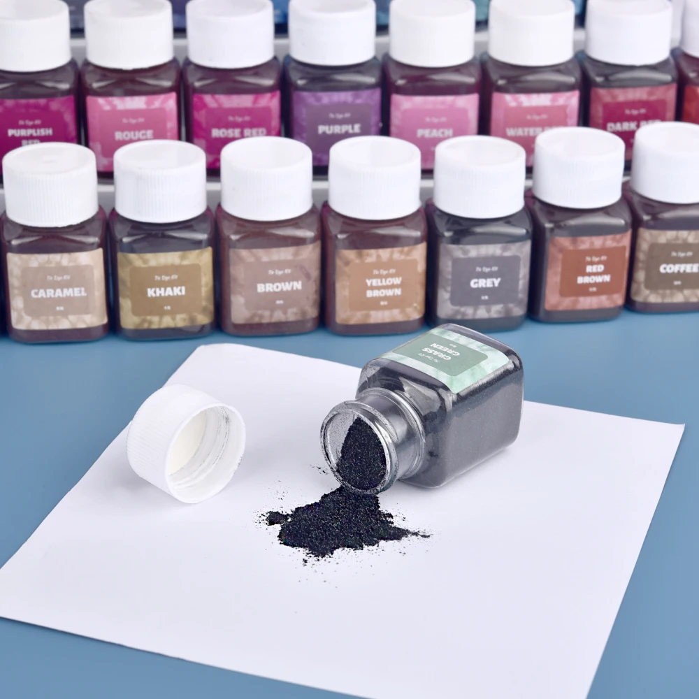 30 ml Pulver Färben Stoff Färben Textil Färben Kleidungsstück Krawatte Färben Baumwolle Nylon Multifunktionale Pigment Für Alte Kleidung Sanierung – Detail 2