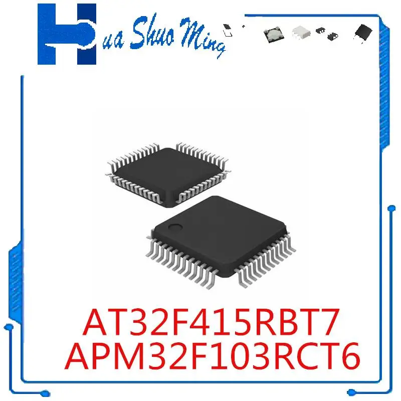 

10Pcs/Lot AT32F415RBT7 STM32F103RCT6 APM32F103RCT6 RBT6ST/GD/HK32F103 LQFP64