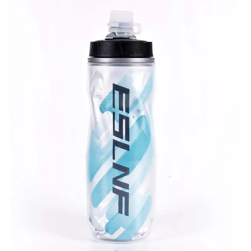 열 및 얼음 보호 야외 스포츠 컵 사이클링 장비, 자전거 물병, 600ml 라이트 마운틴 병 PP5