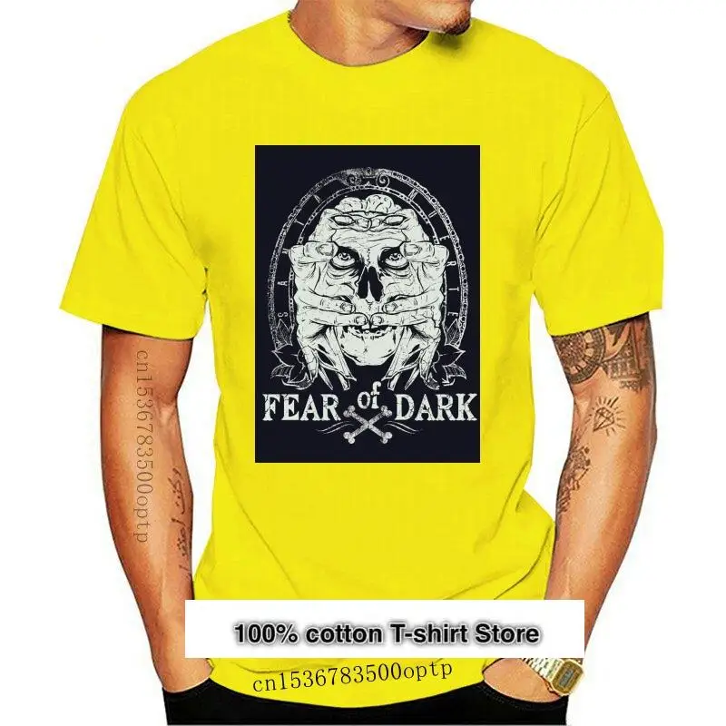 Camiseta Formal De Verano Para Hombre, Ropa Con Estampado Fear Of Dark, Unisex