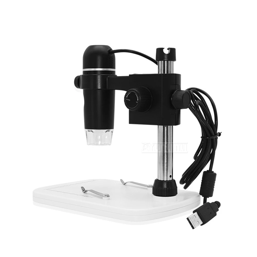 HD 500MP USB 전자 현미경 | 300배 연속 광학 줌 | 납땜 및 검사용 산업용 확대경 ?