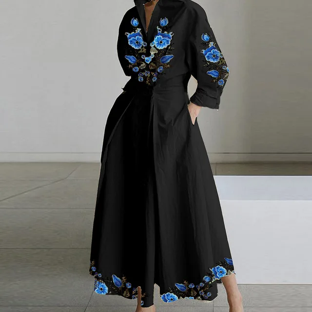 Temitope Long Sleeve Pockets  Dress - Image 6