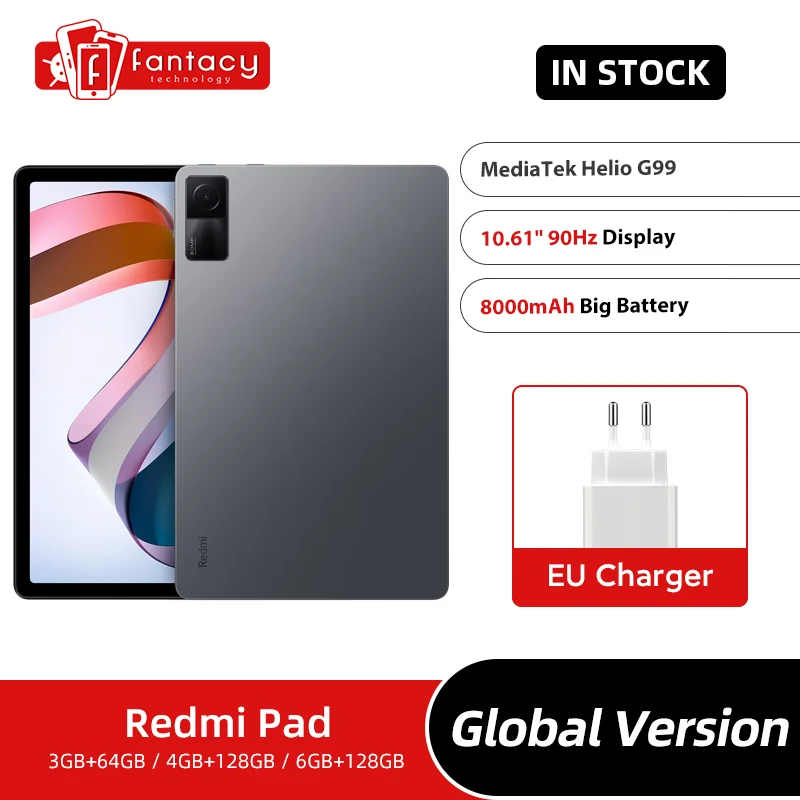 新発売 Xiaomi シャオミ Redmi Pad Graphite Gray 4GB 128GB REDMI PAD