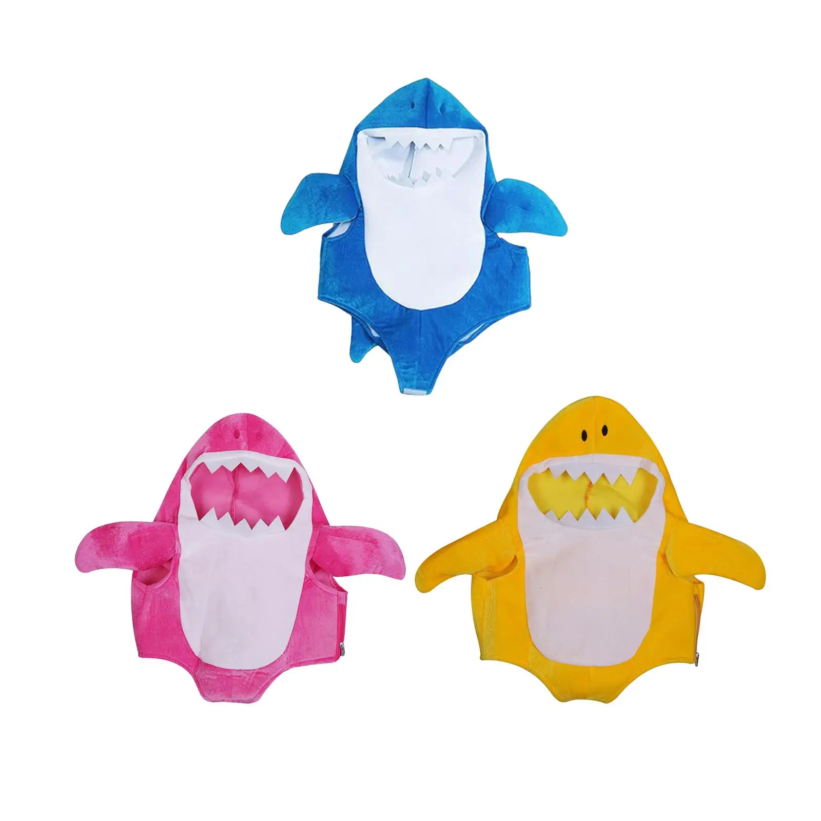 

Shark Costume Outfits Cartoon Dress up Soft Animals Costume Cosplay Costume for Halloween Role Playing Party Unisex Kids