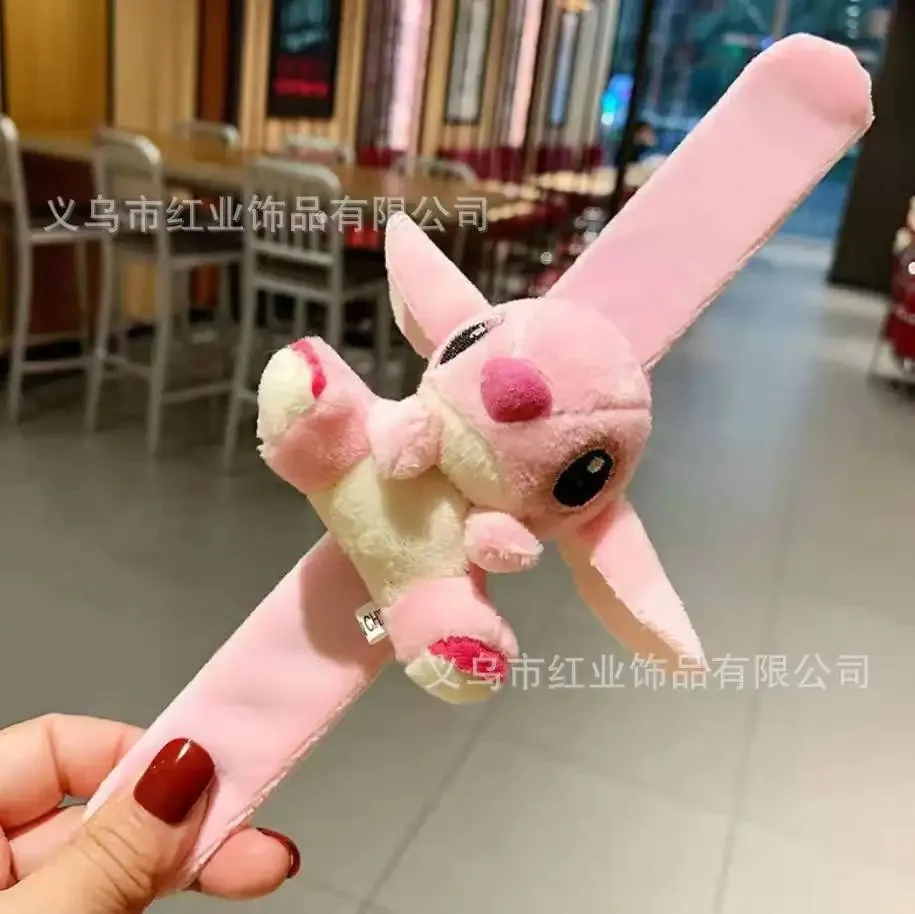 Anime Figure Stitch Plush Bracelet Disney Accessories Kawaii Stich Cute Doll Decoration Party Gifts for Childrens Toys