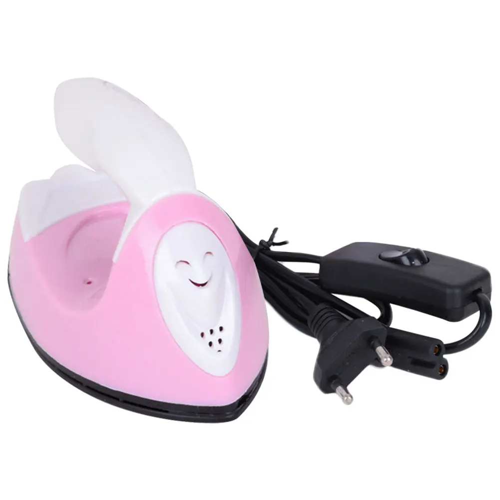 DIY Handheld Mini Iron Portable Electric Small Heat Press Iron Versatile Rapid Heating-Up for Hot Drilling Name Cloth Stickers