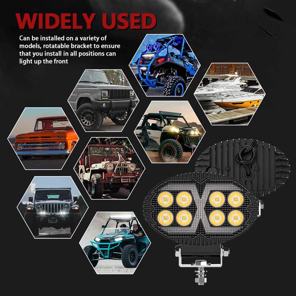 5.5Inch Work Fog Light LED Headlight Light Auto Fog Light Led Light Bar for Moto