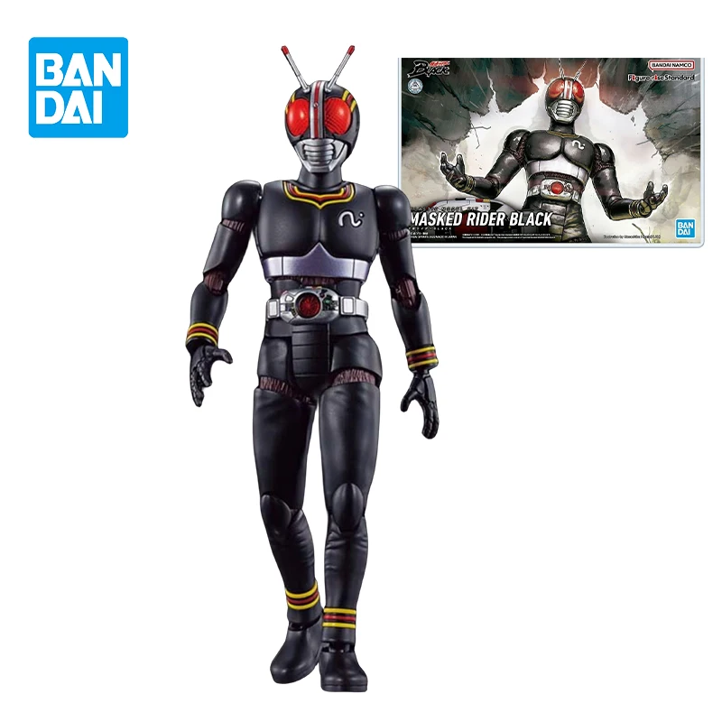 

Original Bandai Figure-rise FRS Kamen Rider BLACK Anime Figure Trendy Toy Doll for Boy Girl Birthday Gift Collectible Decoration