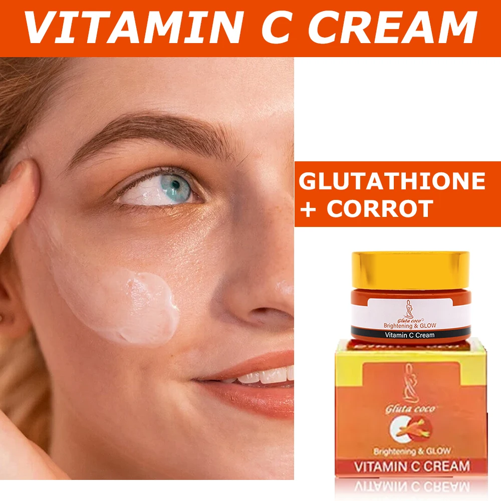 Gluta Master GLUTATHIONE+CORROT Skincare Set Lightening Moisturising Exfoliating Smooth Speedy Glowing skin for Dark Skin Women 5