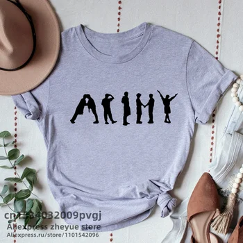 Girl Korean Group Top Tee Female CLothes T Shirt Streetwear Women Fashion T-Shirt Aesthetic Clothes 1