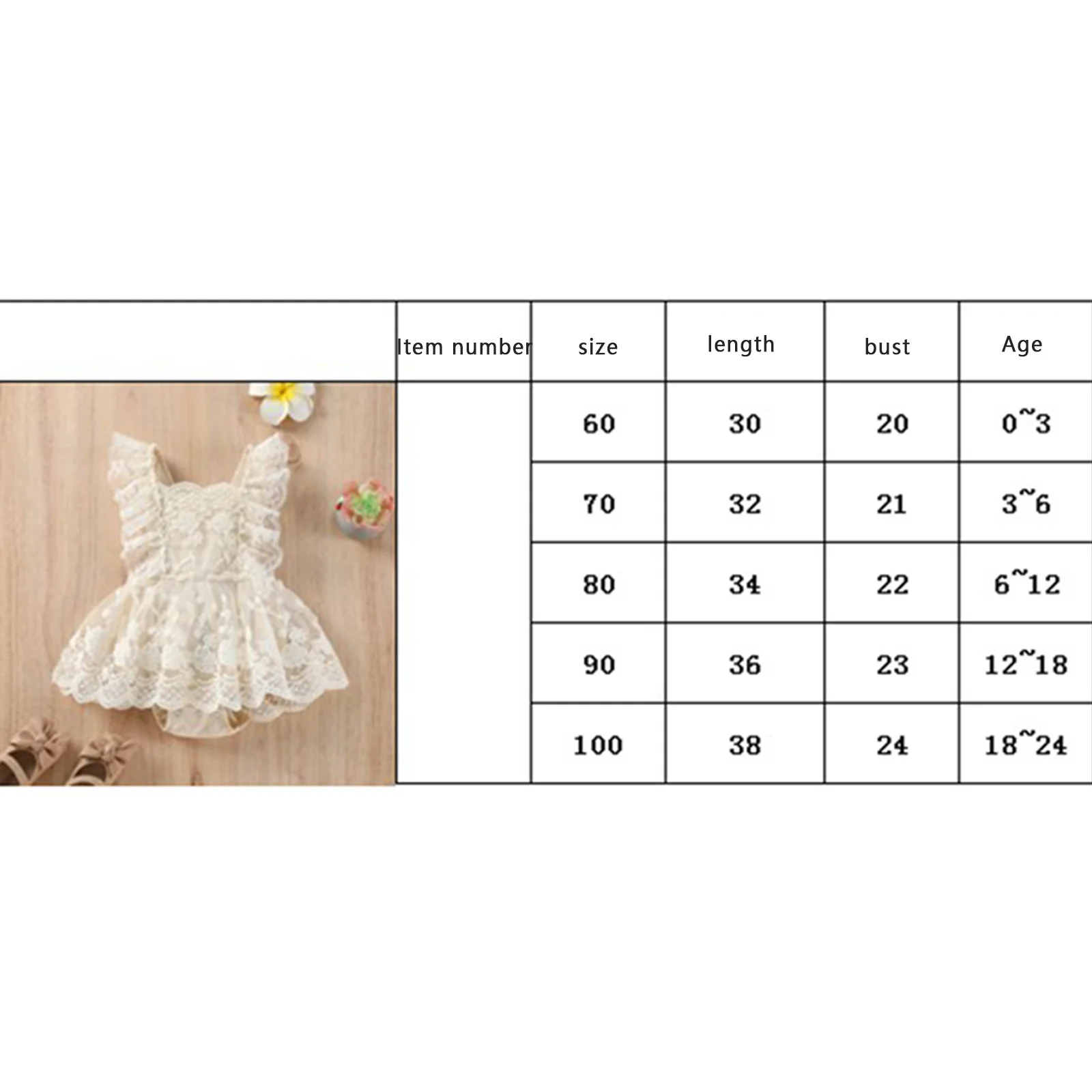 Baby Girl Off-Shoulder Lace Bodysuit 6