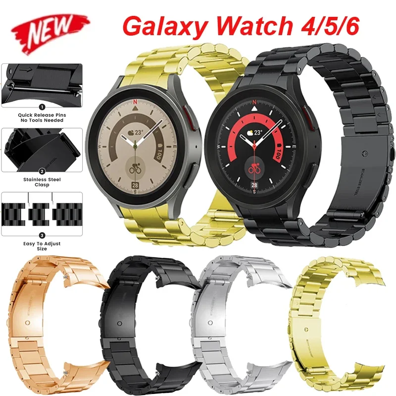 Sleek Stainless Steel Strap with Gapless Design