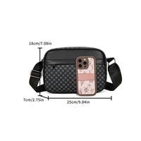 Sacs à bandoulière d'affaires légers et décontractés pour hommes, sacoche en cuir PU, sacs à bandoulière confortables à large sangle de styliste 6