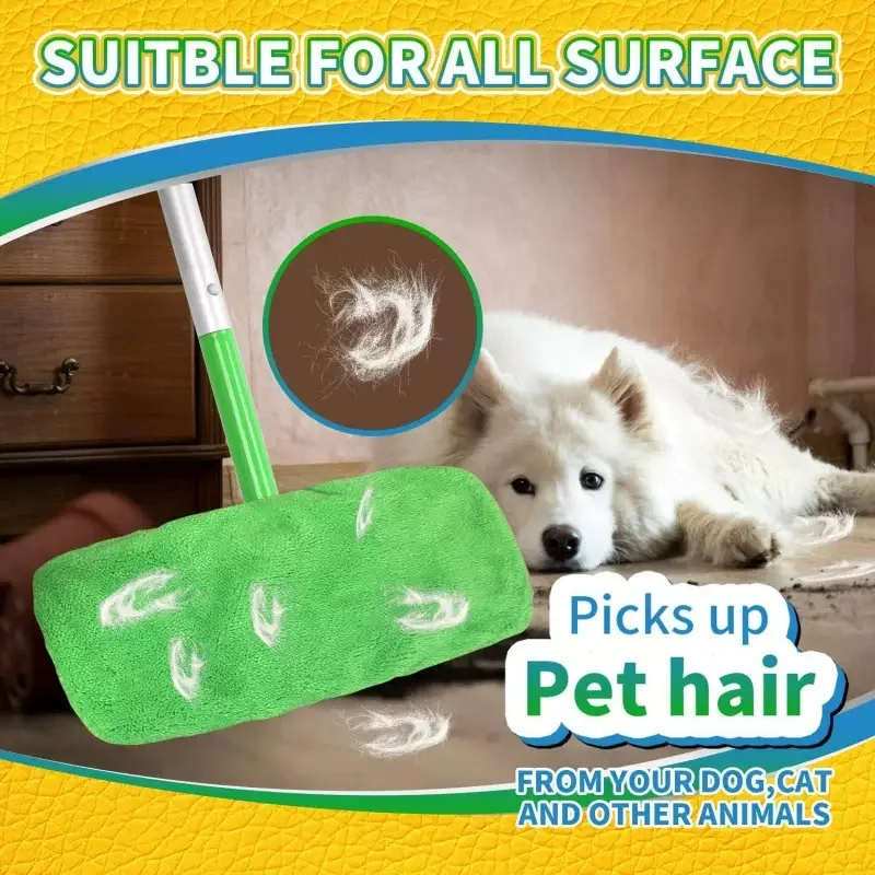 Reusable Ultra Fine Fiber Mop Replacement Pads Super Water Absorbent Lint Free Strong Adhesion Fit Standard Mops 1