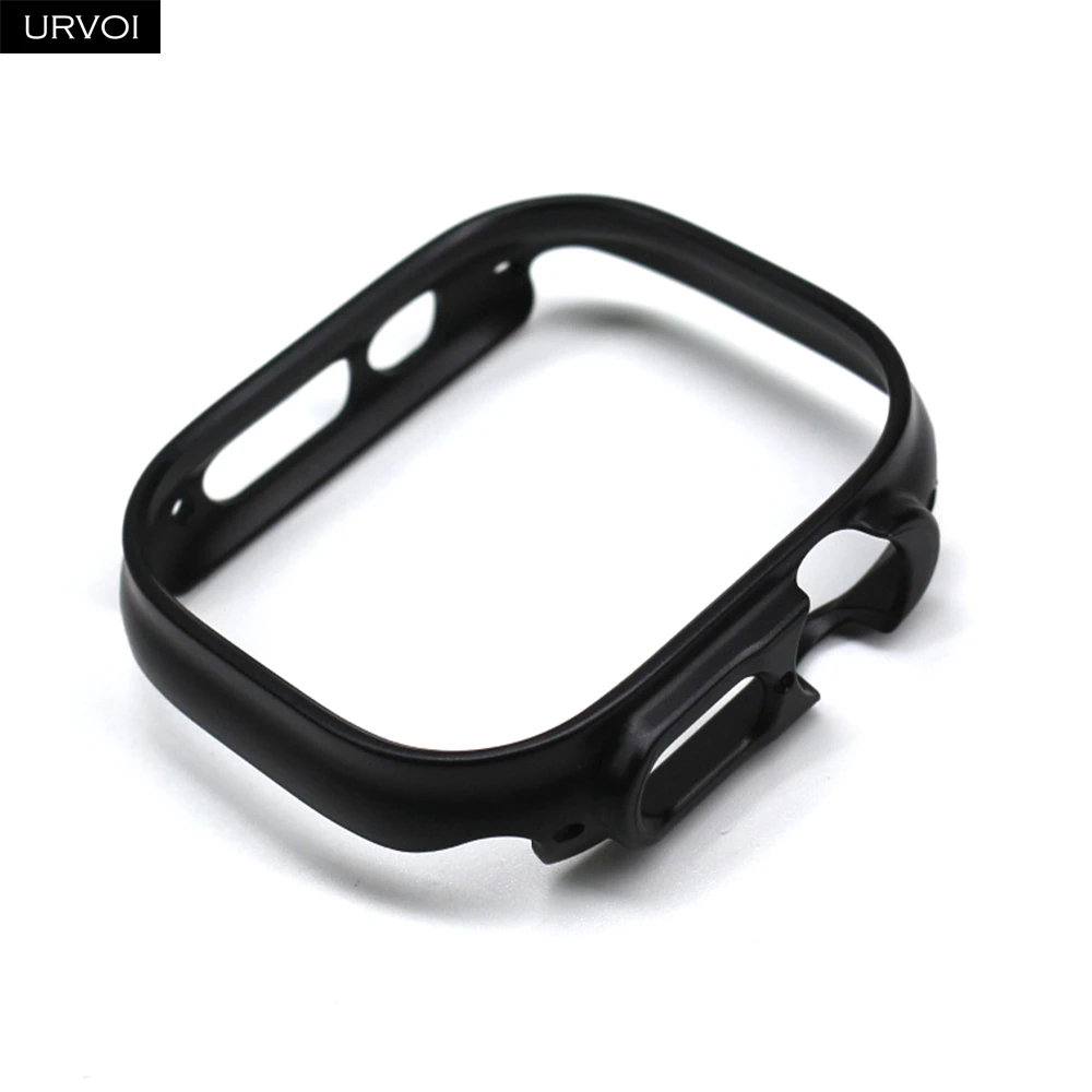 Premium Protective Bumper Case for 49mm Smartwatch - Scratch-Resistant Metal Finish