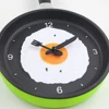 Frying Pan with Fried Eggs Design Wall Clock, 9x8inch for Kitchen,Living Room,Bedroom Decor 6