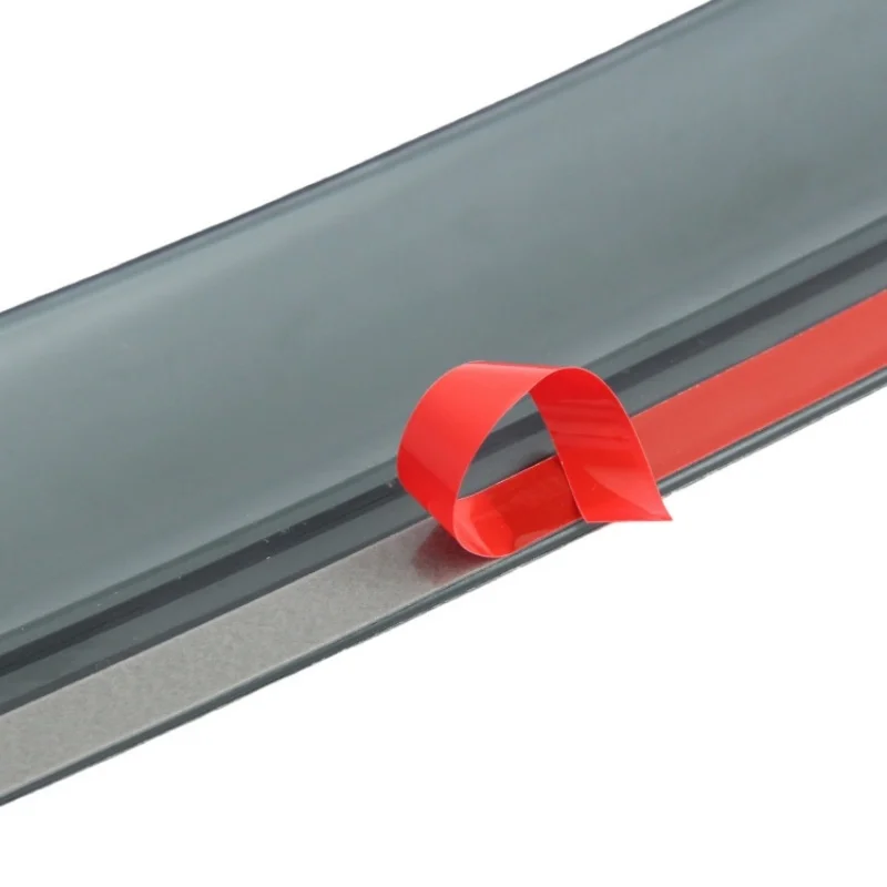 Translucent Car Window Visor Rain Guard Deflector Awnings Shelters Stainless Steel Trim For Toyota RAV4