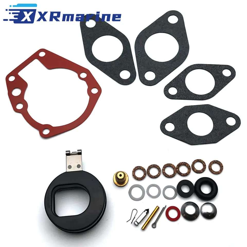 thumbnail image 2 of 439071 25 Pcs OE# 0439071 Carburetor Carb Repair Rebuild Kit For Johnson / Evinrude1.5 & 2/3 5/5.5/6 7.5/10 15/18 Hpfor 1976 6 Omc Carb Kit18-704318 Fastwin Kitxr70r Rebuild 2 of 11