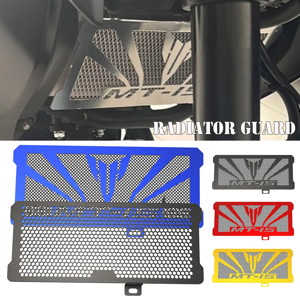 

For Yamaha MT-15 V1 & V2 MT 15 MT15 M-SLAZ 150 Radiator Grille Cover Guard Protection 2018-2023 2024 2022 2021 2020 Motorcycle