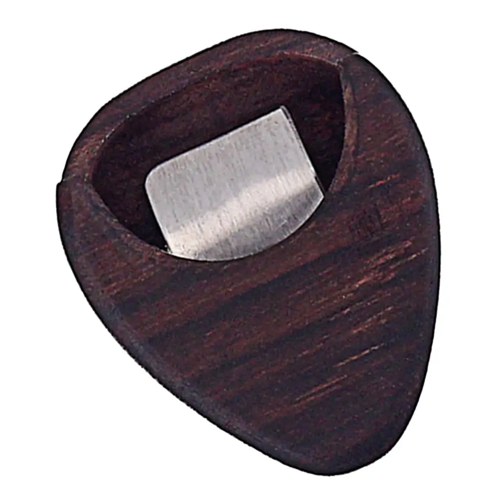 Wooden Guitar Pick Storage Box for Accessories and Plectrum Organizer Case for Acoustic Guitar Parts