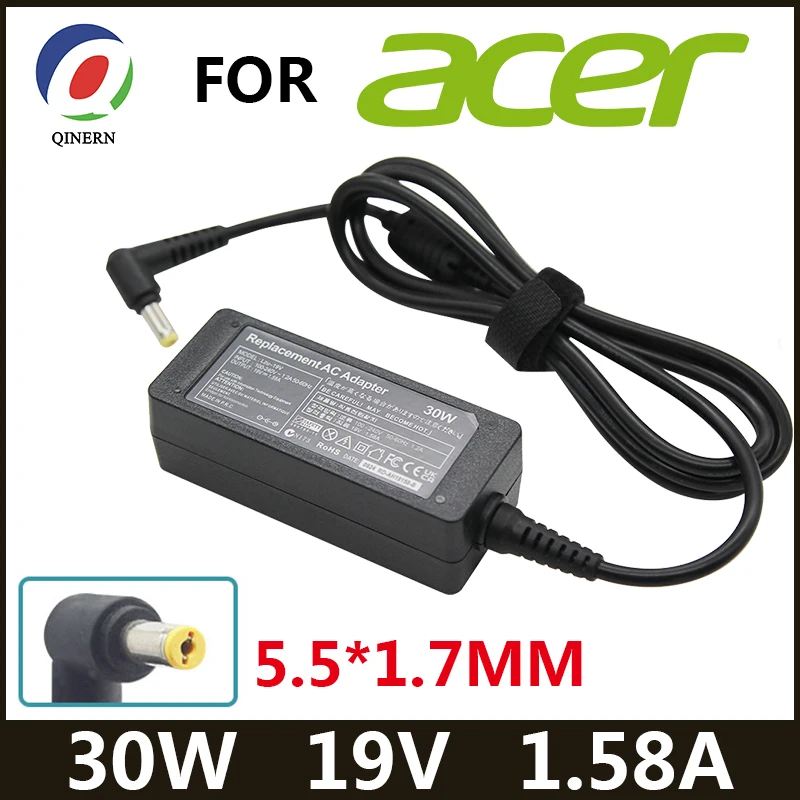 Alimentatore 19V 1,58A Per Acer Aspire One N214 | Siliconvalleystore PA-1300-04