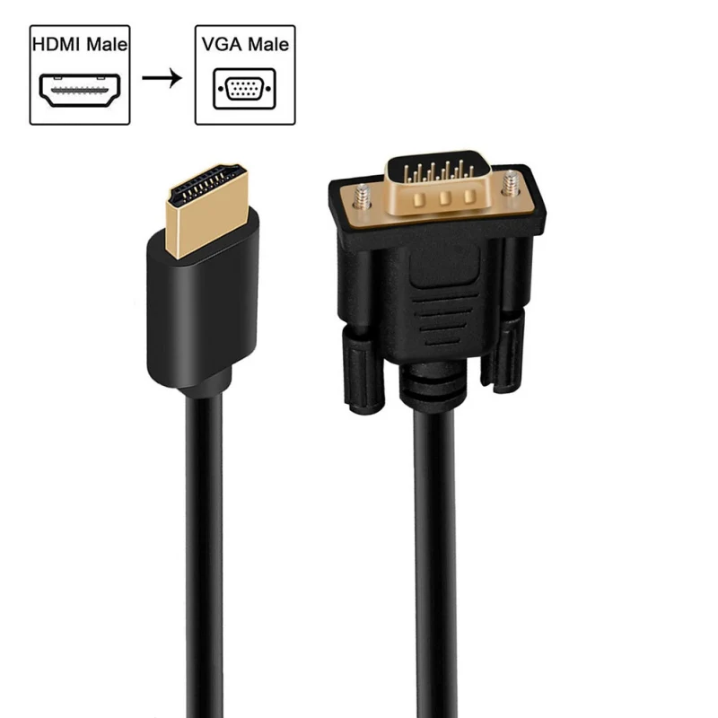HDMI ȣȯ VGA ̺ - ̺  Ĩ, ǻ, Ʈ, PC, Ϳ, 1/1.5/1.8M ÷  ÷ ̺, 